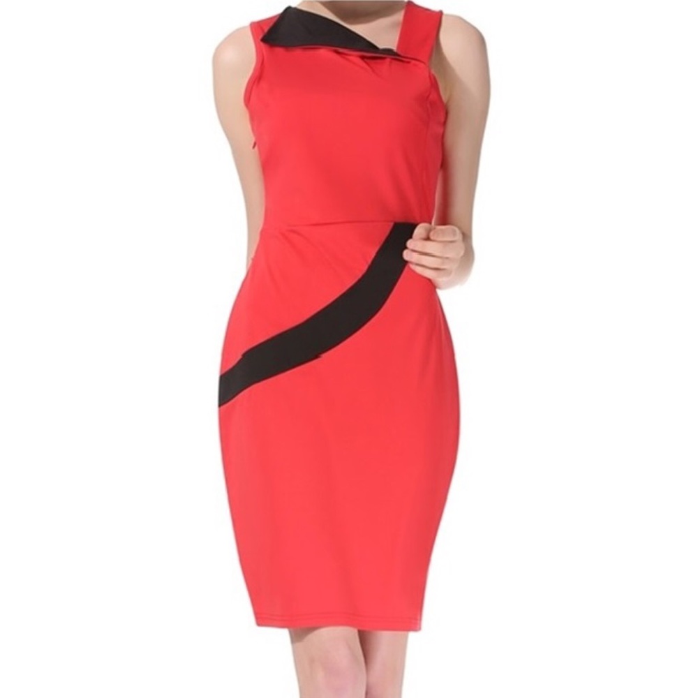 Red Plus Size XXL Dress